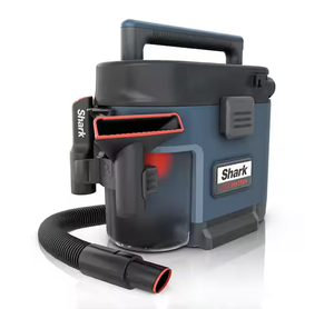 lot 57 image: Shark MessMaster Portable 1 Gal. 7-Peak HP Corded WetDry Vacuum with Self-Rinsing