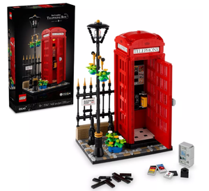lot 78 image: LEGO Ideas Red London Telephone Box 21347