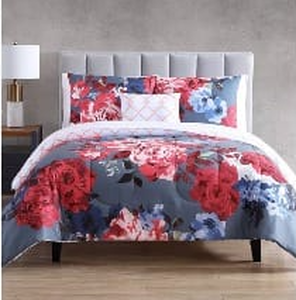 lot 90 image: 12PCS King Size Gissing Reversible Ensemble Comforter Set