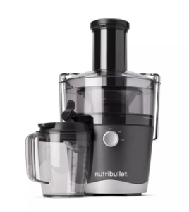 lot 95 image: NutriBullet 2-Speed Electric Juicer - Gray Stainless Steel, 800W, 3 Feed Chute