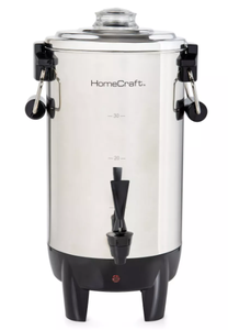 lot 102 image: HomeCraft HCCU30SS Quick-Brewing 1000-Watt Automatic 30-Cup Coffee Urn