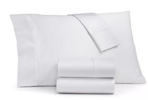 lot 109 image: 4PCS Cal King Ashford Solid 1500 Thread Count Sheet Set
