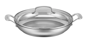 lot 181 image: Cuisinart Classic 12 Stainless Steel Everyday Pan with Cover