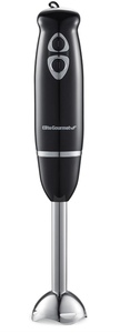 lot 257 image: Elite Gourmet EHB1015 Immersion Hand Blender 500 Watts 2 Speed Mixing with Stainless Steel Blades