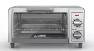 lot 269 image: BLACKDECKER 4 Slice Toaster Oven - TO1701SG Countertop