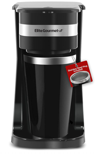 lot 280 image: Elite Gourmet EHC114 Personal Single-Serve Compact Coffee Maker Brewer