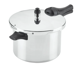 lot 432 image: Farberware 6-Quart Aluminum Stovetop Pressure Cooker