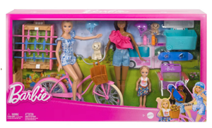 lot 438 image: Barbie 12.7 Backyard Fun Playset Build-up Doll Toy New with Box