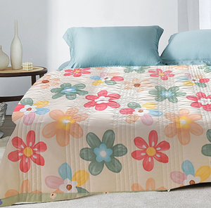 lot 479 image: Kumdkd Twin Size Summer Weight Quilt - Cooling Breathable Bedspread for Hot Sleepers