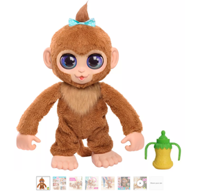 lot 496 image: furReal Peanut the Playful Monkey Interactive Toy