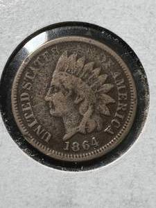 1864 US INDIAN HEAD CENT