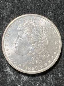 lot 07 image: 1899-O US MORGAN SILVER DOLLAR UNC