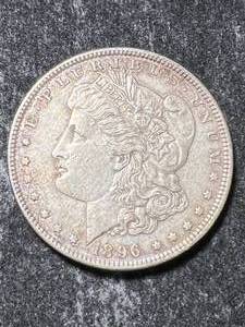 lot 57 image: 1896 US MORGAN SILVER DOLLAR