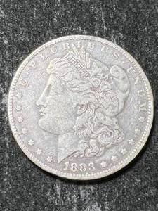 lot 72 image: 1883-O US MORGAN SILVER DOLLAR
