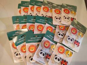lot 53 image: Retailers Lot of Animal Birthday Candles