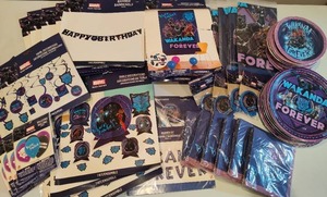 lot 2 image: Wakanda Forever Birthday Decor