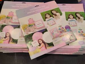 lot 63 image: Lot of Customizable Sign Party Decor - Unicorn and more.