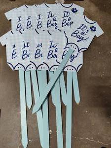 lot 73 image: Its a Boy Yard Sticks