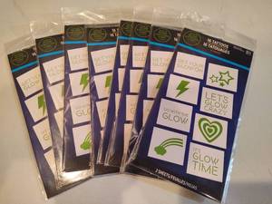 lot 85 image: Glow in the Dark Tattoo Party Favors