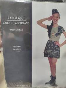 lot 146 image: Camo Cadet Costume (Sz S)