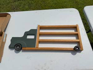 lot 65 image: WOOD BURNING KIT AND WOOD SHELF