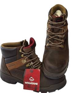 Wolverine | Men's Size 10 EW ( model W10314)  -Cabor Waterproof 6 in. Work Boots - Composite Toe - Brown