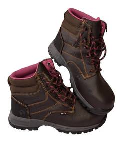 lot 8 image: Wolverine   Womens Size 7.5 W ( Model W10180) Piper Waterproof Composite Toe 6 Inch Work Boot