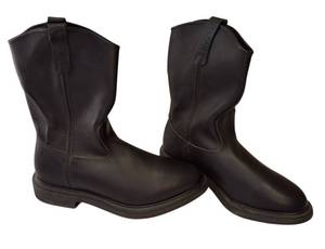 lot 12 image: Red Wing   Mens Size 10 E  (Model 1125) - SuperSole 11-inch Waterproof Safety Toe Metguard Pull-On Boot