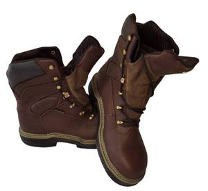 lot 14 image: Wolverine  Mens Size 10 EW ( Model W04822)  -Buccaneer - MultiShox Contour Welt Steel-Toe Electrical Hazard Waterproof 8 Boot