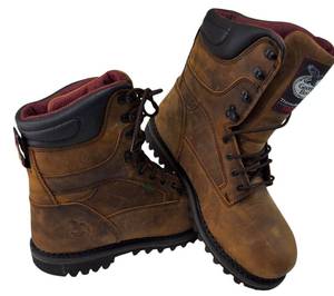 lot 69 image: Georgia Boots  Mens Size 10 2E (Model NumberG8162)-9in. Insulated Waterproof Work Boots
