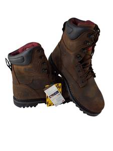 lot 95 image: Georgia Boots  Mens Size 9 2E (Model NumberG8162)-9in. Insulated Waterproof Work Boots