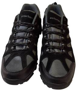 lot 137 image: Osterland   Mens Black Hiking Shoes Size 9.0