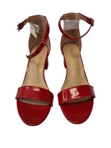lot 140 image: Bella Marie Jean  Patent Leather Red   Womens Strappy Open Toe Block size 5.5