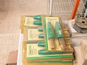 lot 15 image: Lot of (7) Pro Star No. 2 Cable Connector  Male & Female (in original packaging)