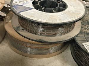 lot 24 image: Lot of (1 Full Spool  1 Almost Full Spool) .035 Welding Wire