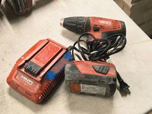 lot 118 image: Hilti 18V Compact DrillDriver SFC-18-A with Battery, Charger