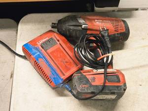 lot 126 image: Hilti 18V 12 High Torque Impact Wrench SIW-18T-A with Battery, Charger