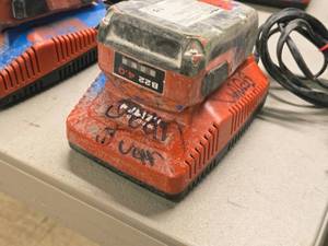 lot 127 image: Hilti B22 4.0 21.6V 85.54Wh Li-ion Battery Pack and Hilti C 436-90 Battery Charger