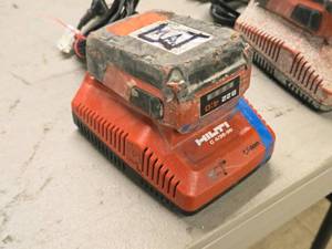 lot 131 image: Hilti B22 4.0 21.6V 85.54Wh Li-ion Battery Pack and Hilti C 436-90 Battery Charger