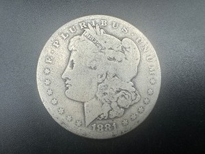 lot 6 image: 1881-O Morgan Silver Dollar