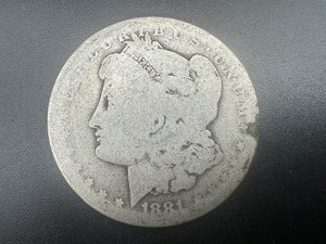 lot 8 image: 1881-O Morgan Silver Dollar