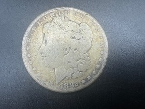lot 9 image: 1882 Morgan Silver Dollar