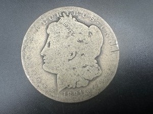 lot 15 image: 1891-O Morgan Silver Dollar