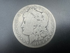 lot 17 image: 1890-O Morgan Silver Dollar