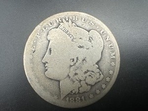 lot 27 image: 1881 Morgan Silver Dollar