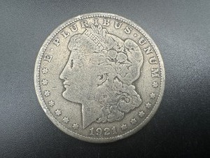 lot 37 image: 1921-S Morgan Silver Dollar