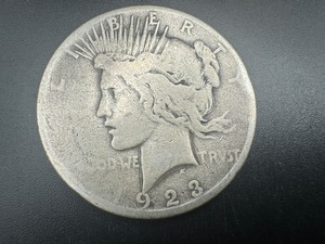 lot 56 image: 1923-D Peace Silver Dollar