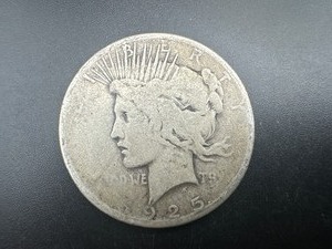 lot 77 image: 1925 Peace Silver Dollar