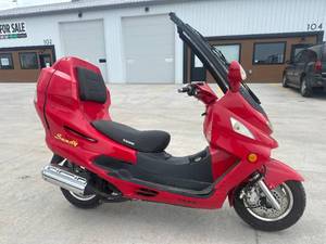 150cc Courier Scooter with Retractable Roof