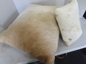 lot 23 image: Hide Pillow Covers